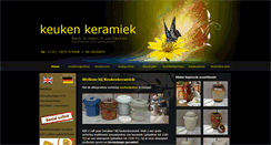 Desktop Screenshot of keukenkeramiek.nl