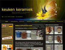 Tablet Screenshot of keukenkeramiek.nl